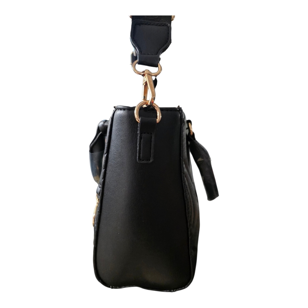 # 53 Valentino Orlandi Black Quilted Crossbody Bag - Picture 2 of 9